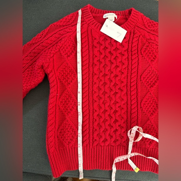 J.Crew factory Kids' cable-knit fisherman sweater size xs - Picture 4 of 6